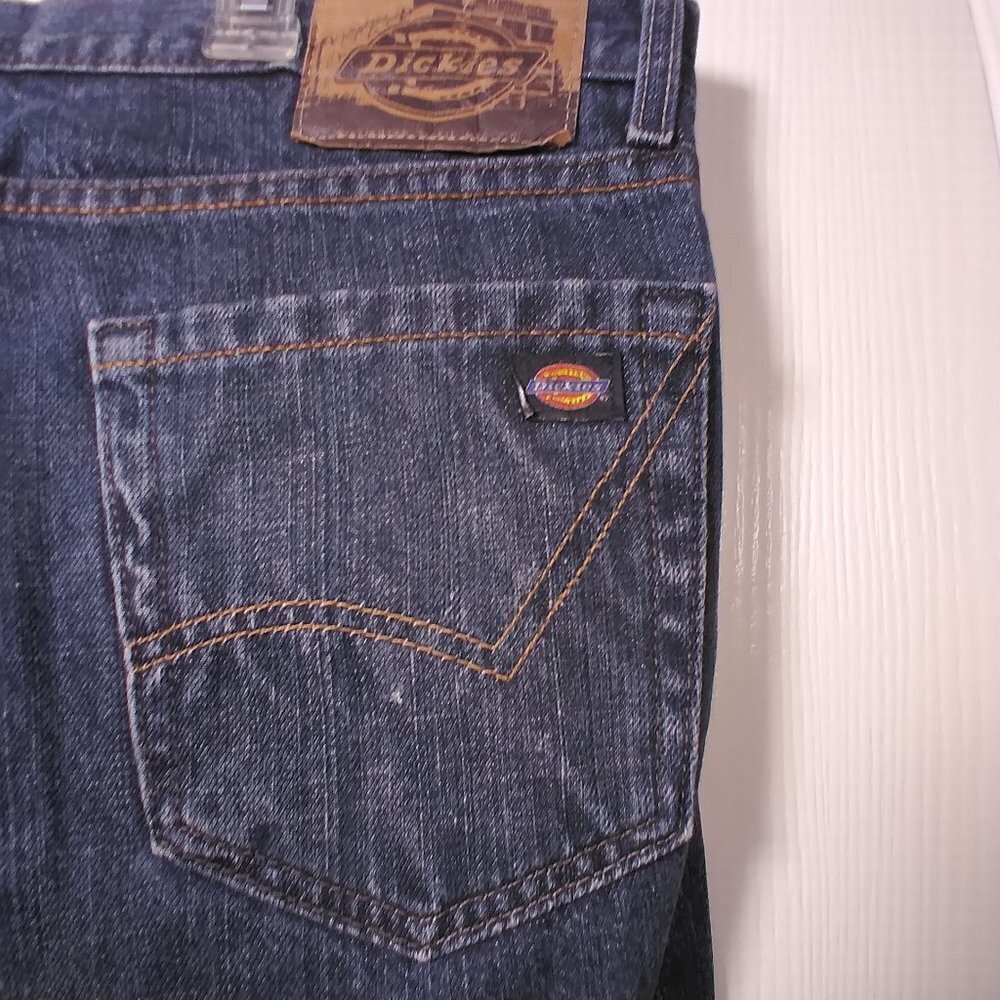 Men’s Dickies Work Wear Jeans Slim 40x30 Blue - Picture 8 of 16